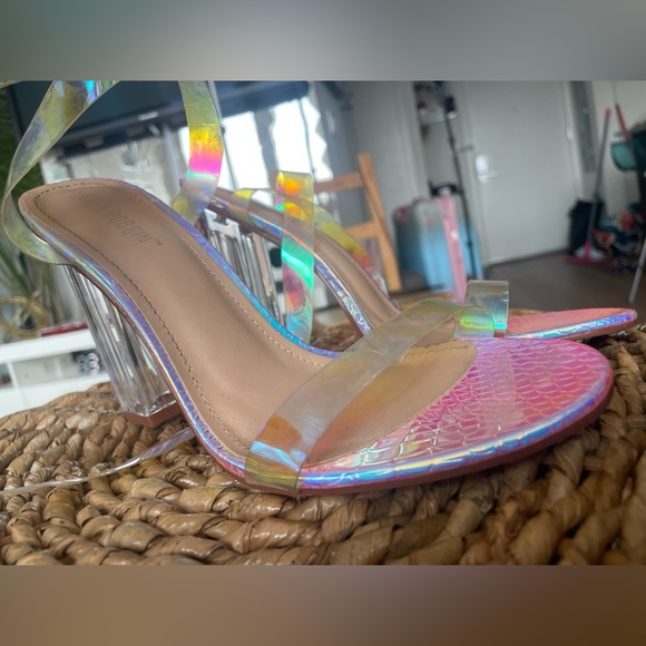 Cape Robbin Iridescent Strap Heels - Picture 5 of 16